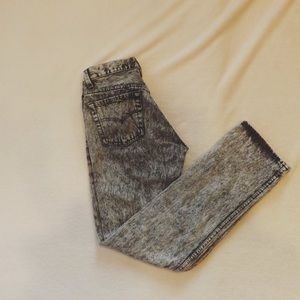 Vintage 501 Levi’s w/ Black Acid Wash